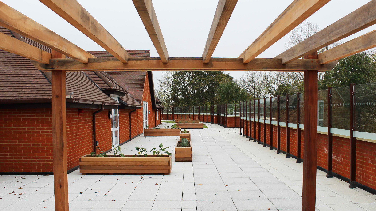 Angmering Residential Care Home Terrace - design and build