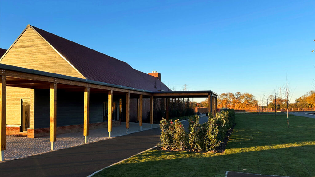 Outside Maldon Crematorium - Crematorium, infrastructure and S278 Access