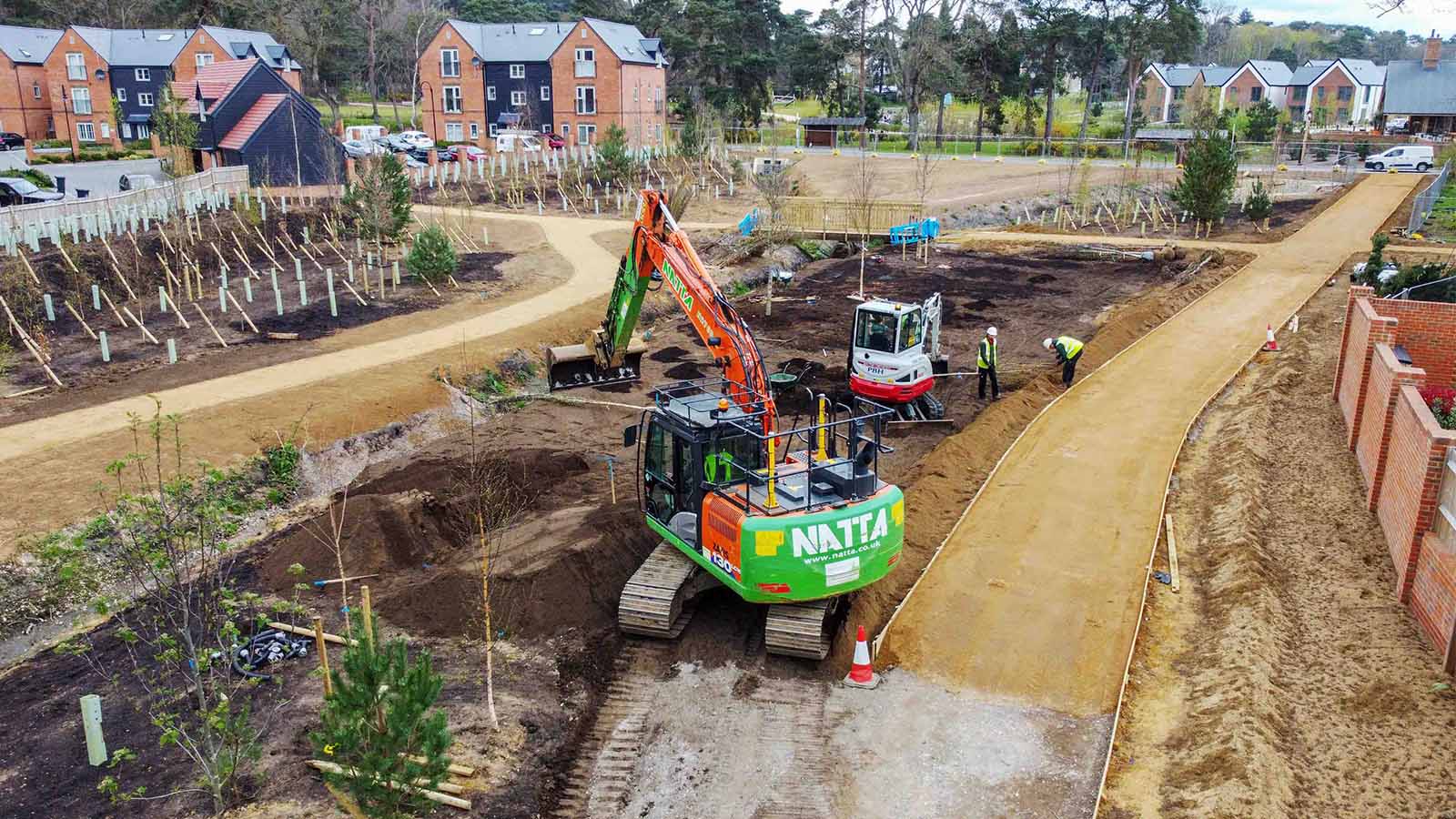 Deepcut Greenswathe - public open space | Natta Deepcut Greenswathe - public open space