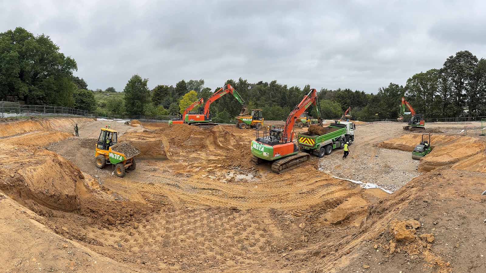 Groundworks preparation at Sittingbourne | Natta Sittingbourne Care Home - Senior Living & Infrastructure