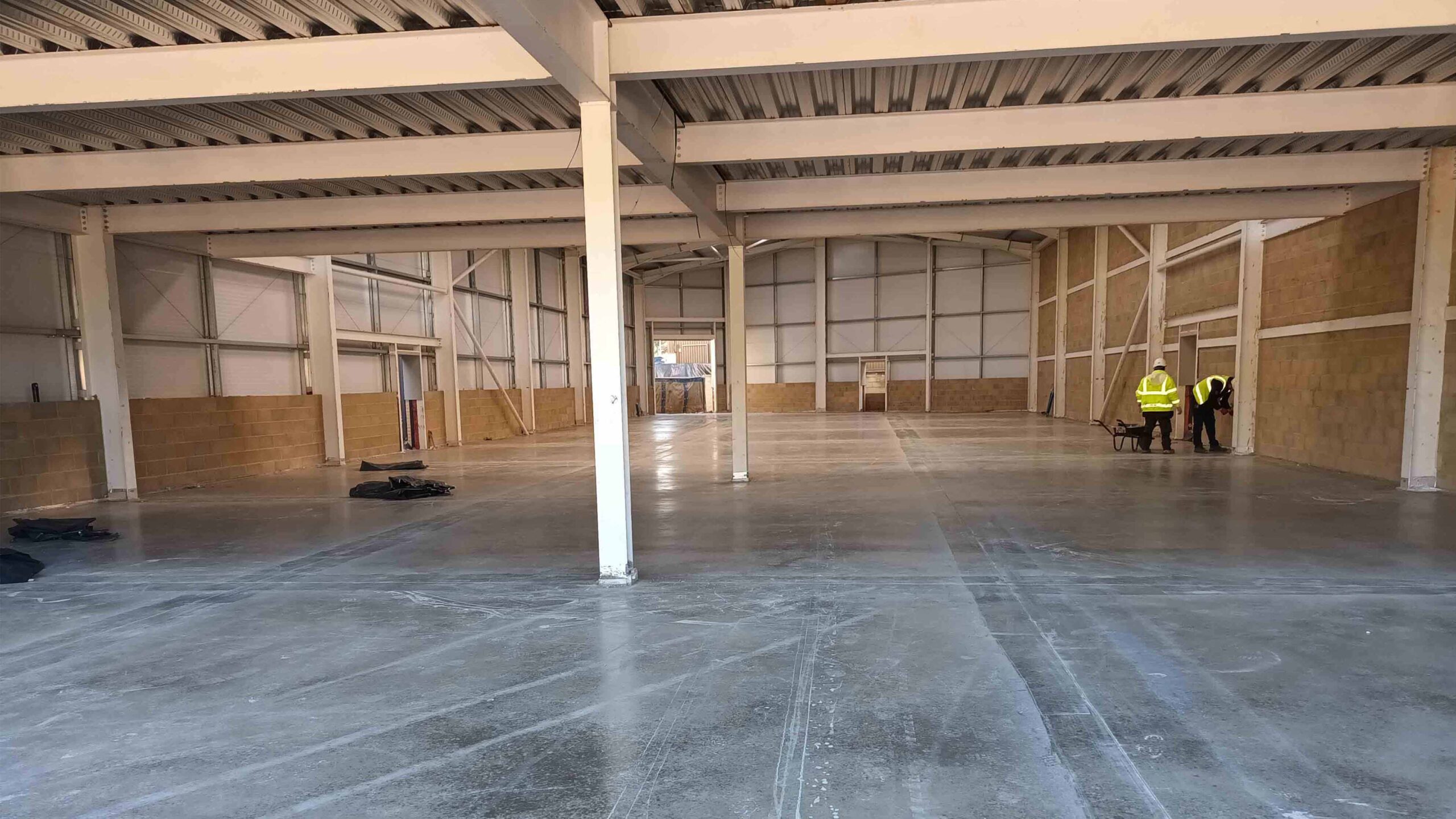 Vitesse House warehouse interior flooring