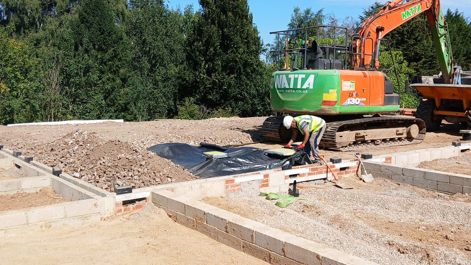 Sittingbourne project - Senior Living & Infrastructure | Natta Sittingbourne care home construction site - Senior Living & Infrastructure