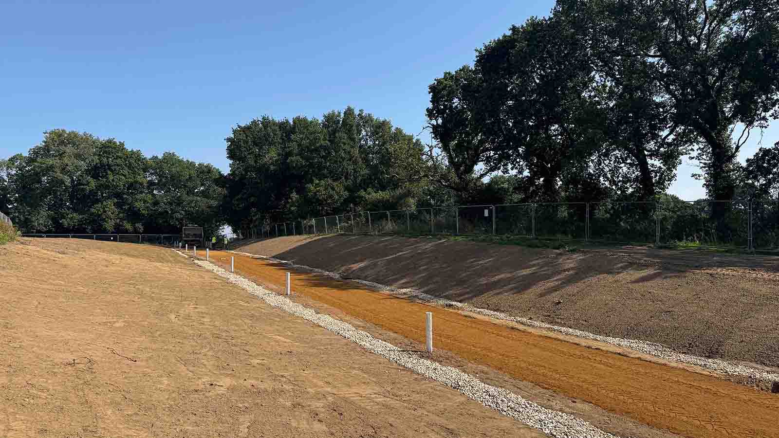 Waterlooville Safe Route to School Footpath - pathway for new school