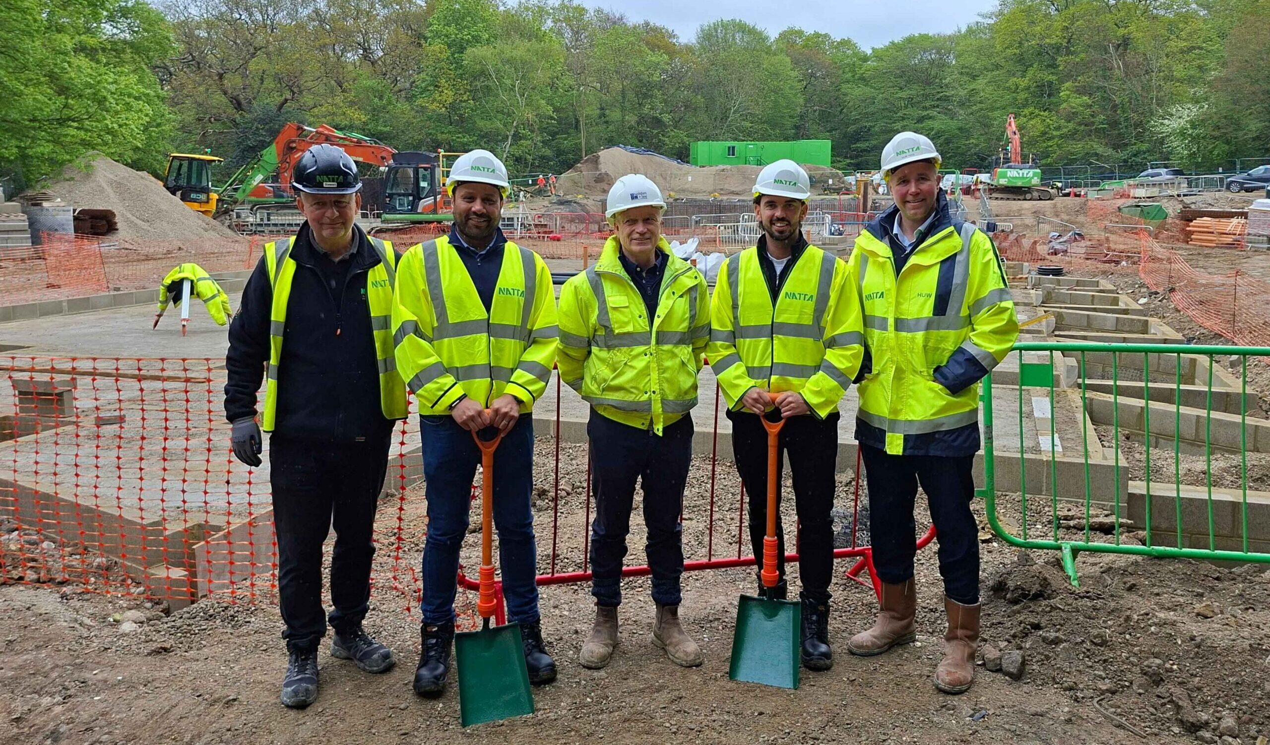 Breaking Ground Ceremony at Woodford Green with Morrison Community Care Group.