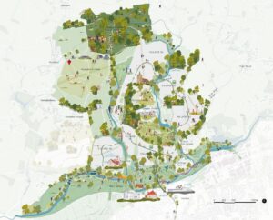 Drawing of Gilston Estate Development for the Places for People and Barratt Redrow JV