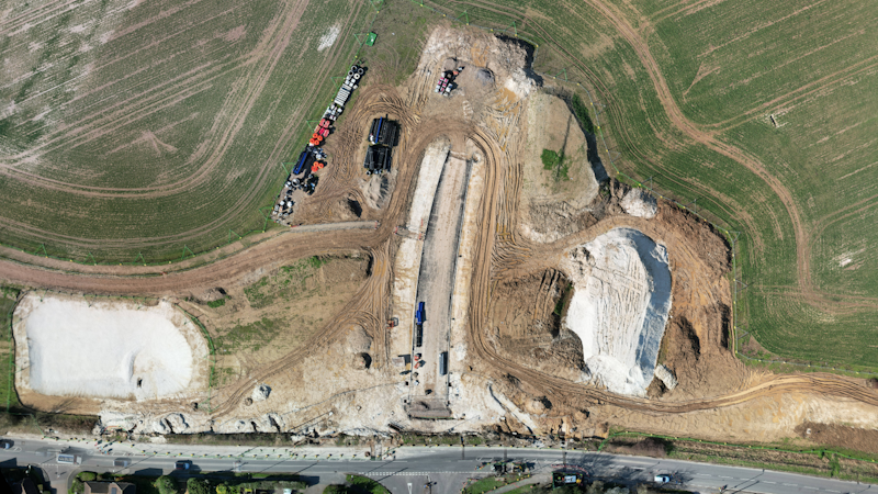 Manydown - S278 Works - Drone Photo